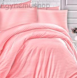 rózsaszín damaszt ágynemű